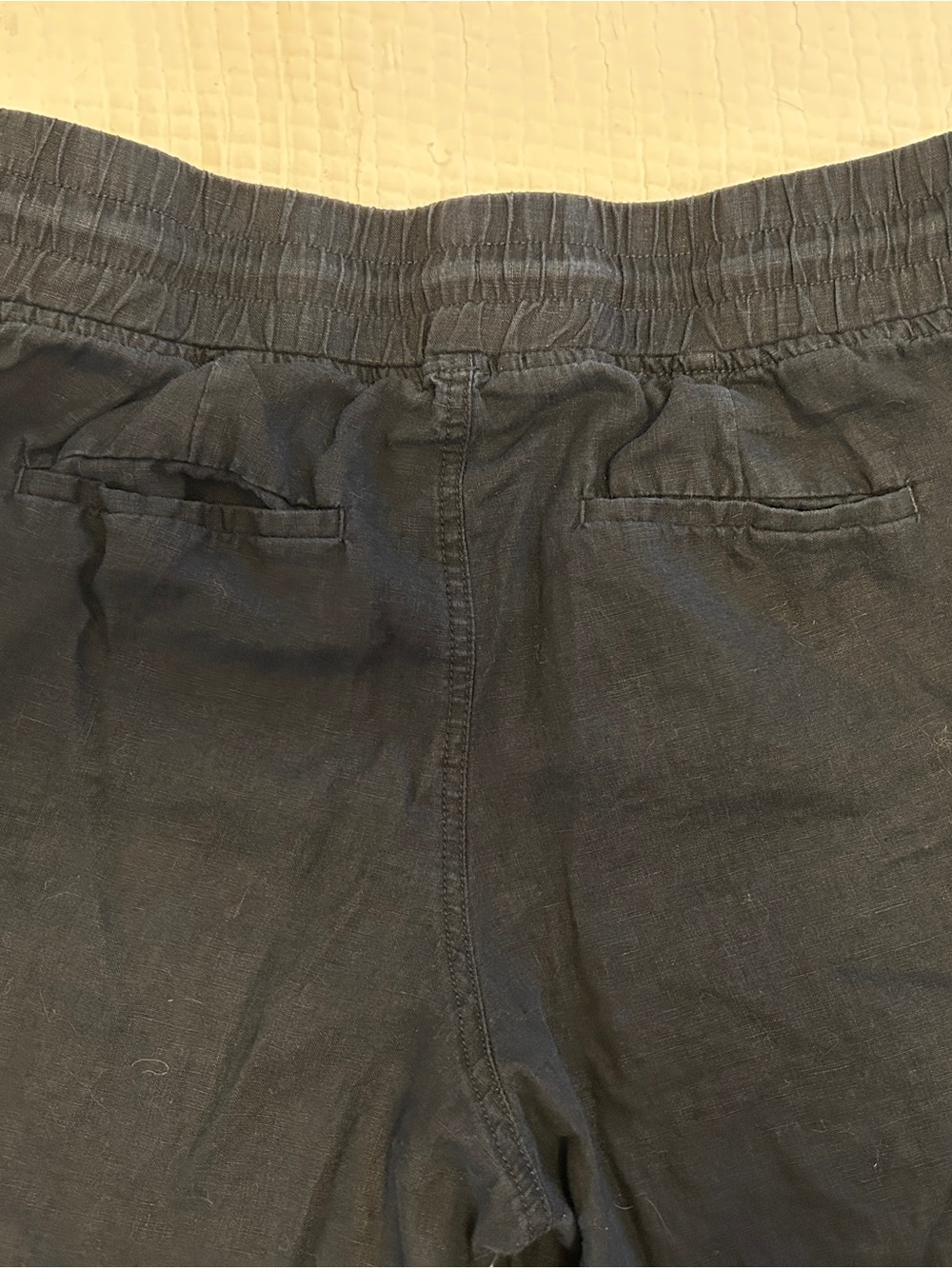 Athleta Cabo Wide Leg Linen Pants in Black - Picture 6 of 8